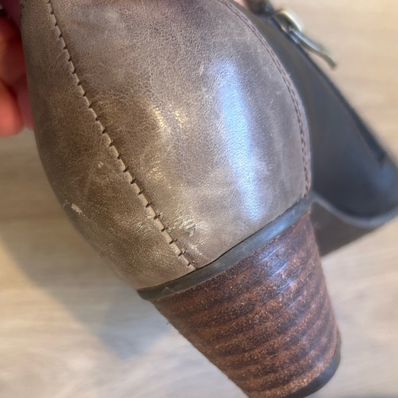 Spring Step L’Artiste “Green Tea” Victorian Style Two Tone Booties 39 steam punk - Picture 7 of 12